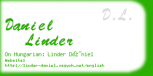 daniel linder business card